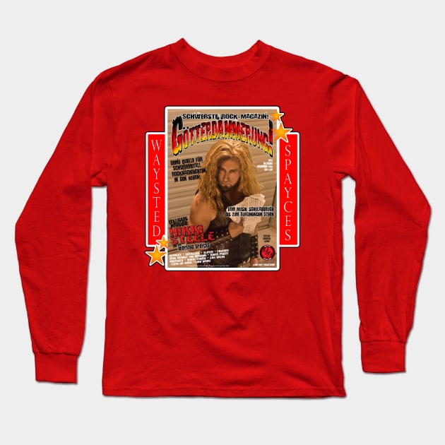 ROCK BOTTOM MAGAZINE COVER TEE Long Sleeve T-Shirt by ROCK BOTTOM MERCH TABLE